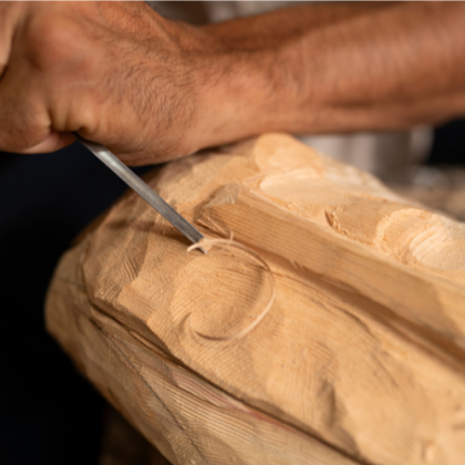 Œuvre sur bois